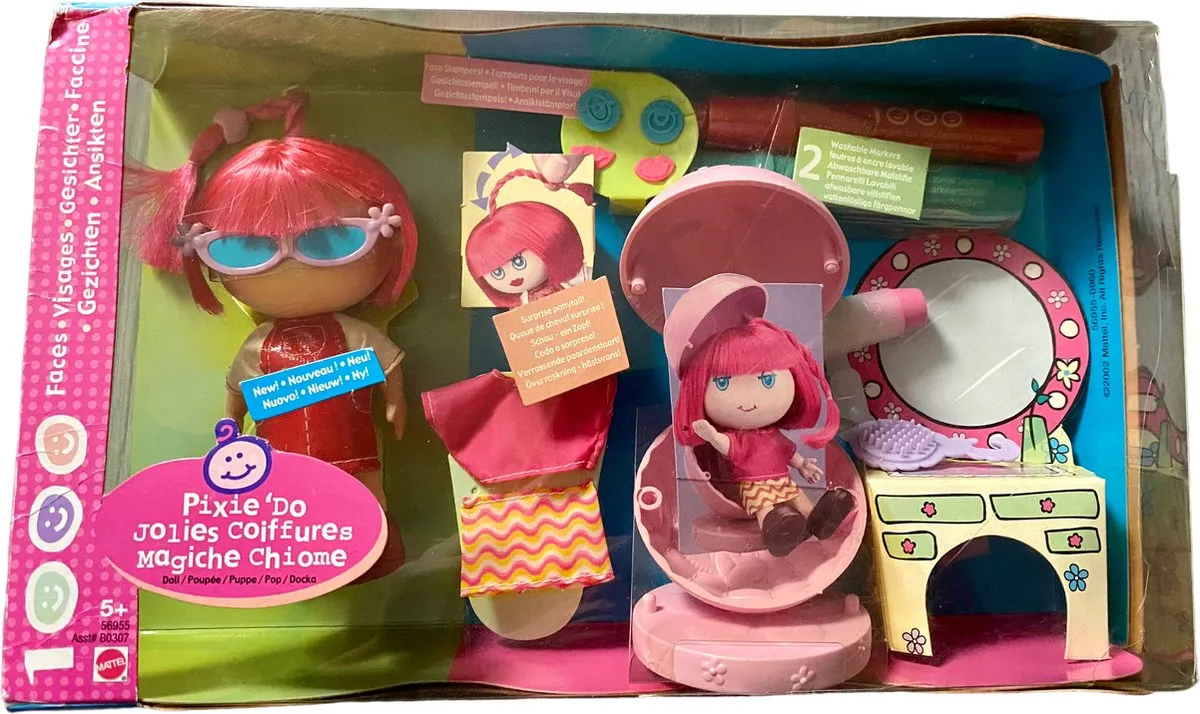 Mattel Pixie Magische Kapsel Gezichten Poppen Speelset