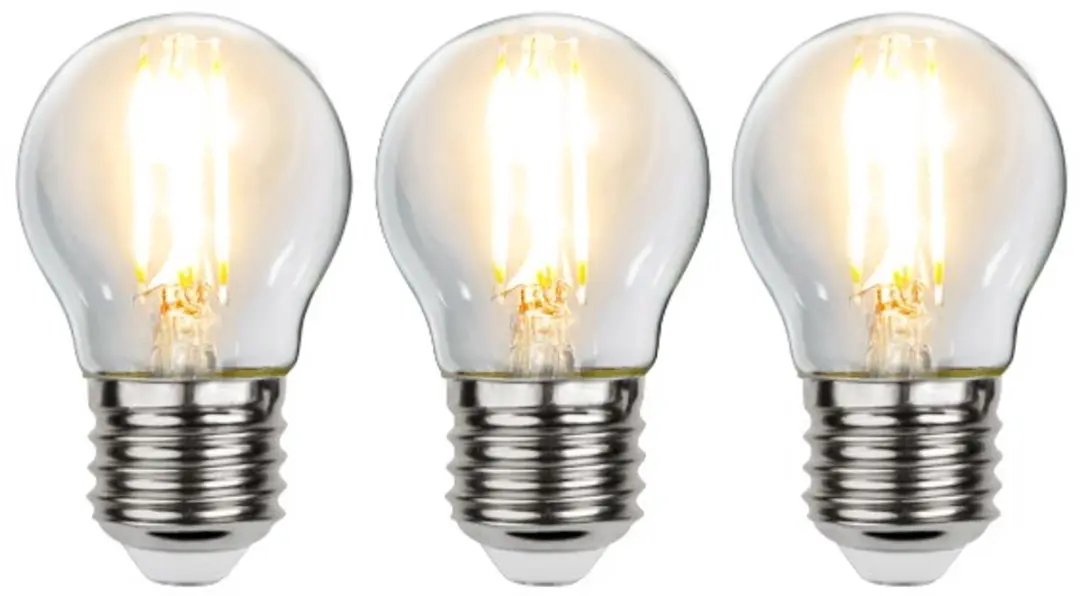 3-Pack Star Trading LED kogellamp filament