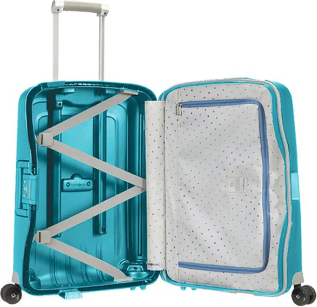 Samsonite S'CURE SPINNER 55/20 Koffer - Handbagage 34L - Turquoise - afbeelding 4 van 6