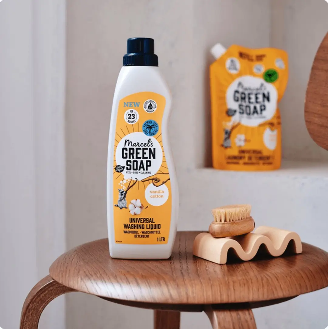 Marcel's Green Soap Wasmiddel Katoen & Vanille 1L