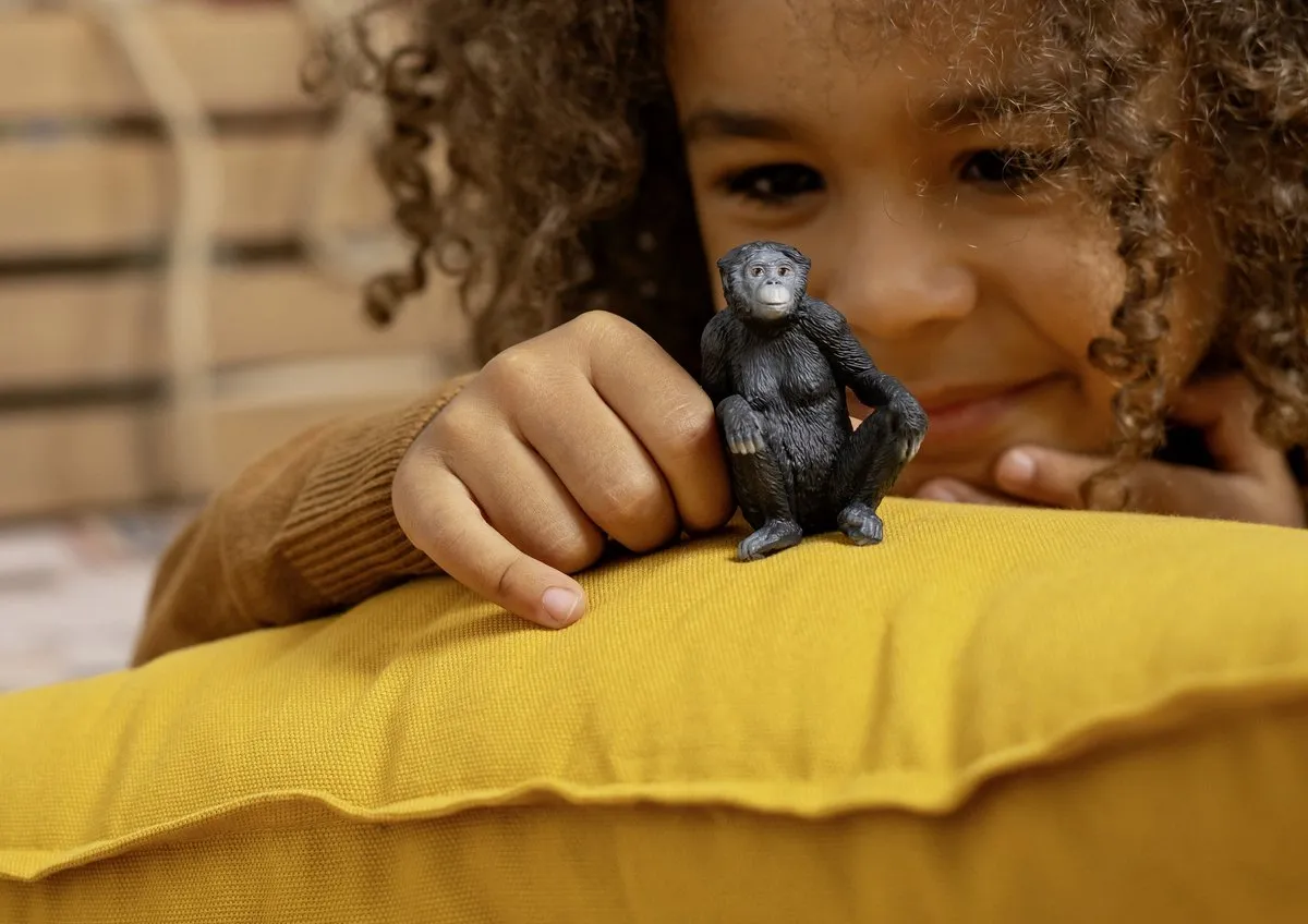 Schleich WILD LIFE Bonobovrouwtje 14875 - Zwart