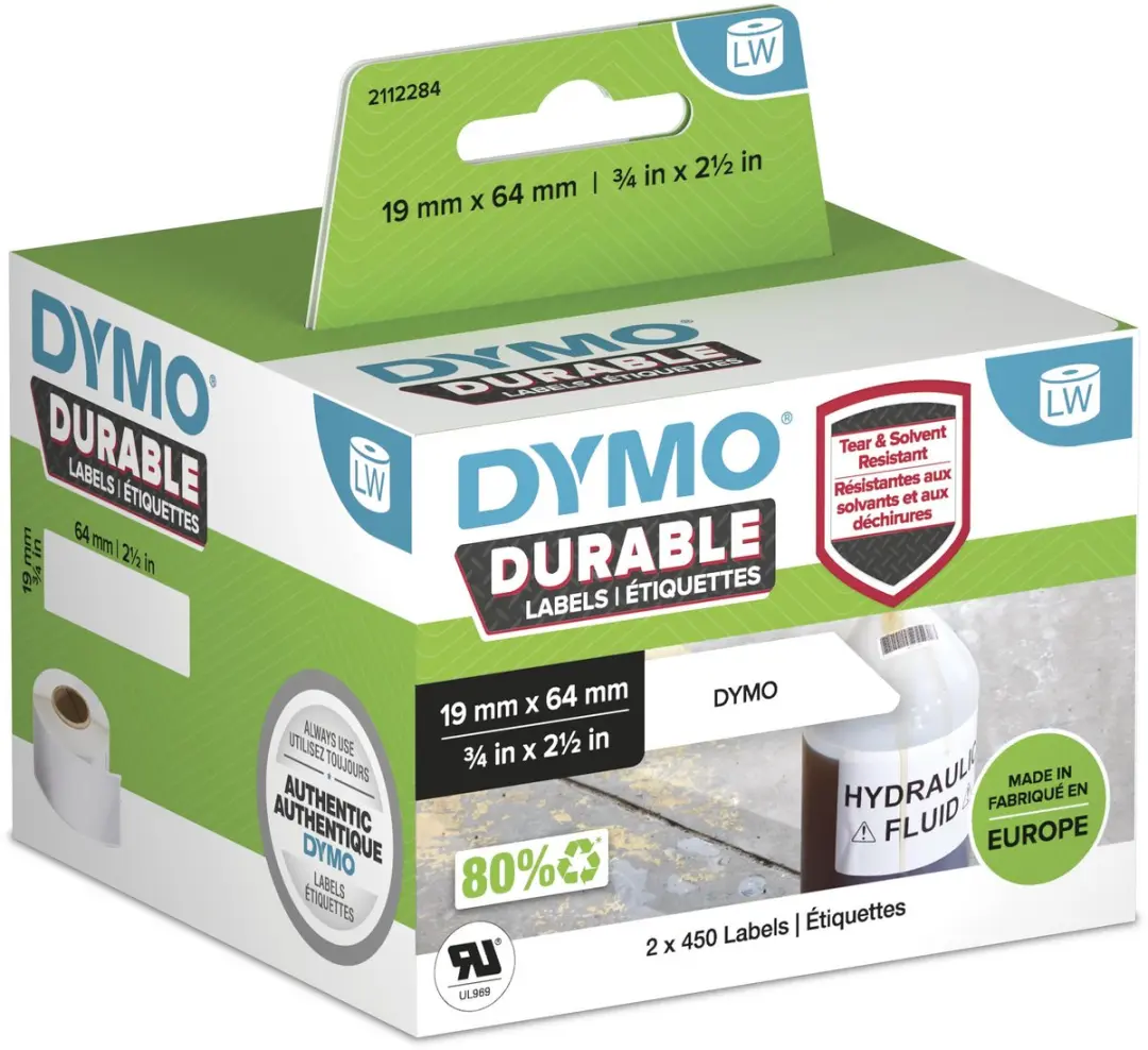 DYMO LabelWriter 2112284 Witte Poly Etiketten