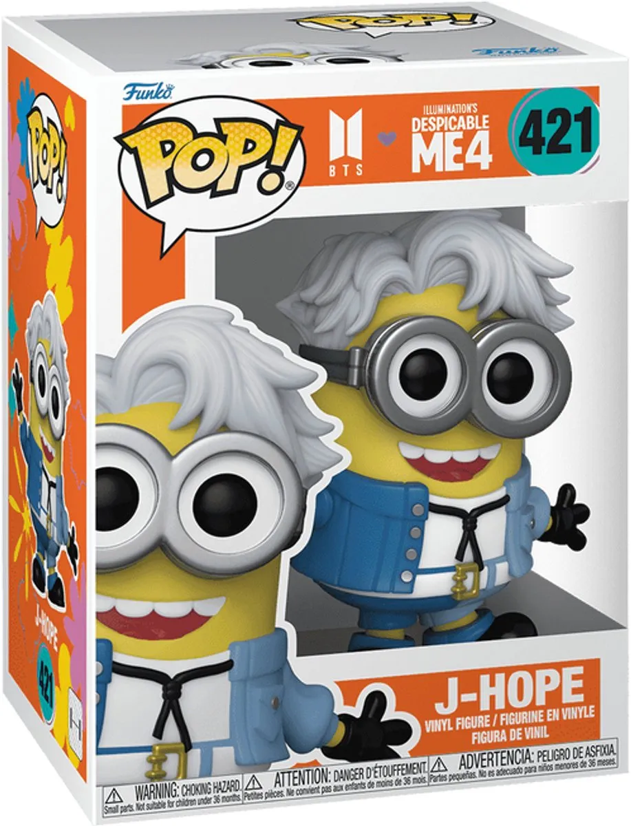 Funko Pop! Minions Despicable Me 4 - J-Hope Vinylfiguur - Meerkleurig