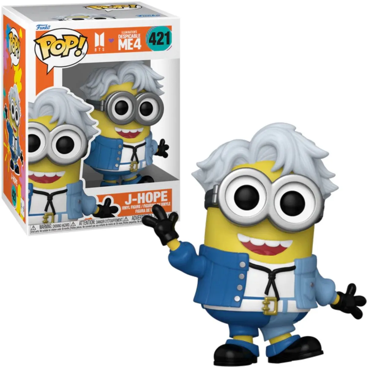 Funko Pop! Minions Despicable Me 4 - J-Hope Vinylfiguur - Meerkleurig