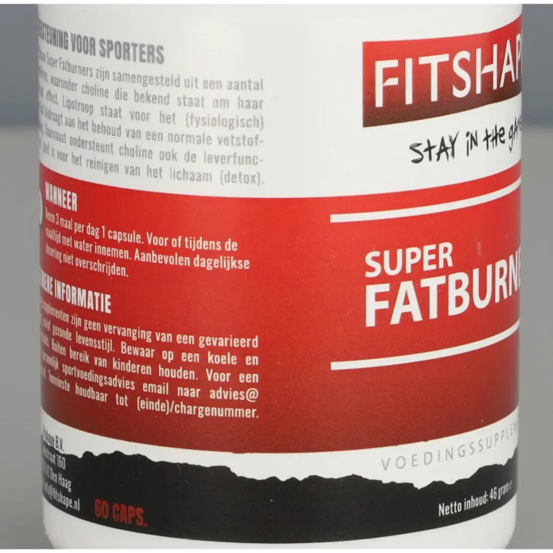 Fitshape Super Fat Burner 60 Capsules - afbeelding 4 van 6