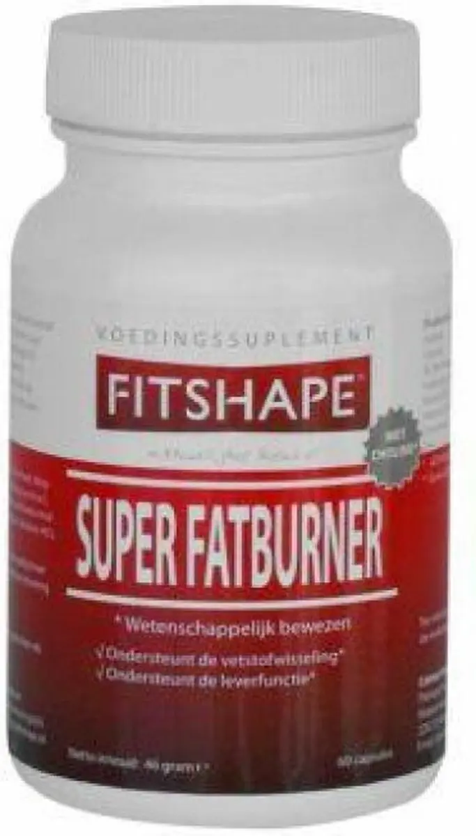 Fitshape Super Fat Burner 60 Capsules - afbeelding 3 van 6