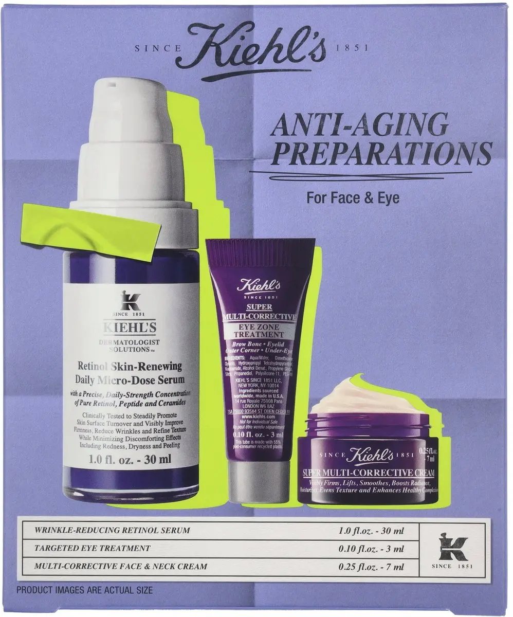 Kiehl's Anti-Ageing Set - Retinol Serum & Oogcrème - 40ml