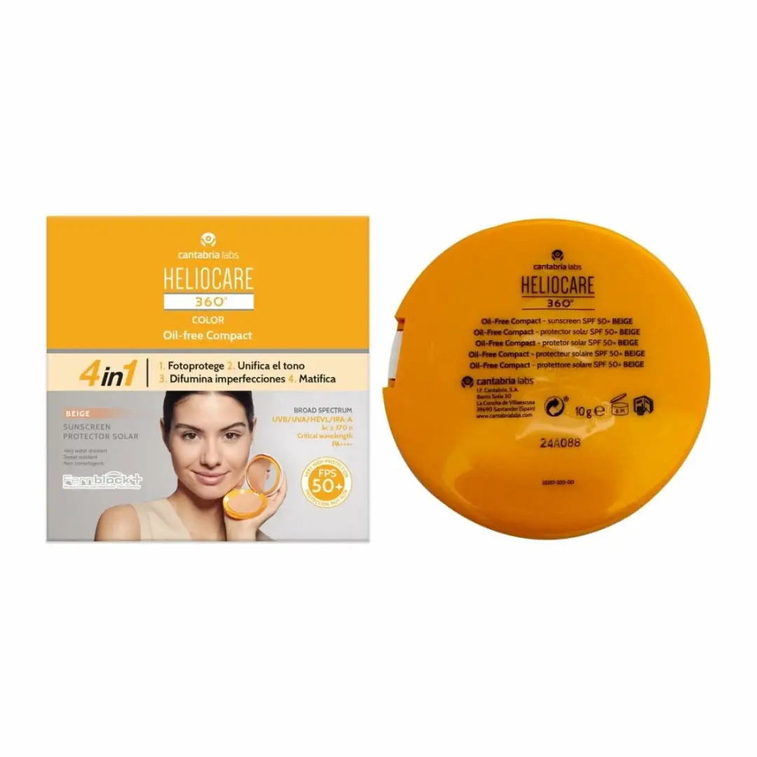 Heliocare 360º Beige Zonnebrandcrème SPF 50 - 10g - afbeelding 6 van 6