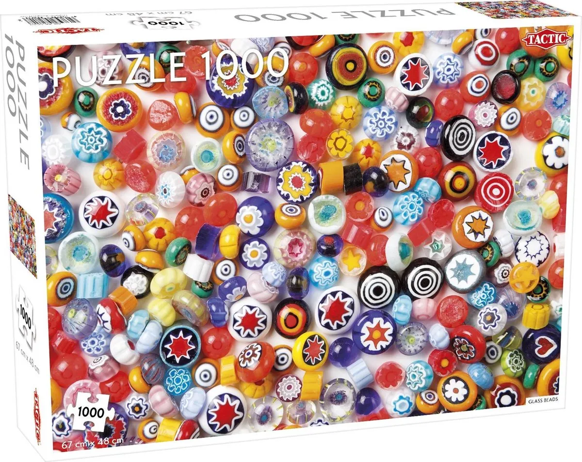 Tactic Glass Beads Pattern Puzzel 1000 Stuks
