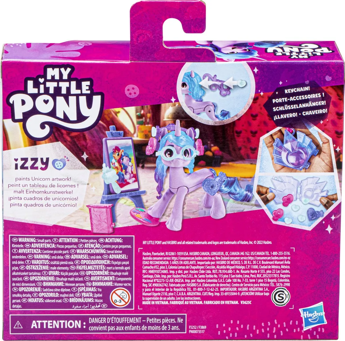 Hasbro Izzy Moonbow Cutie Mark Magic Speelfiguur - Multicolor