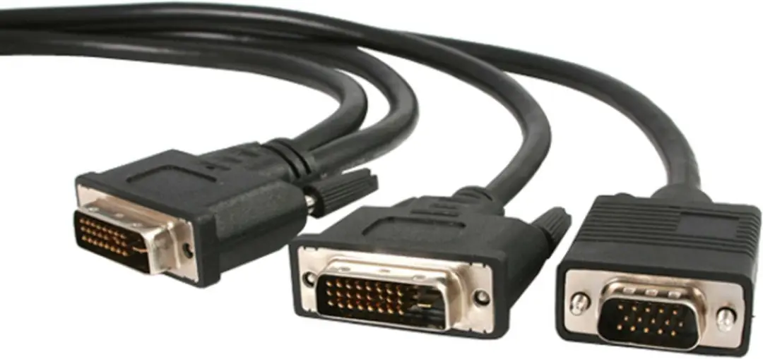 StarTech DVIVGAYMM6 Videosplitterkabel 1,8m - Zwart - afbeelding 4 van 5