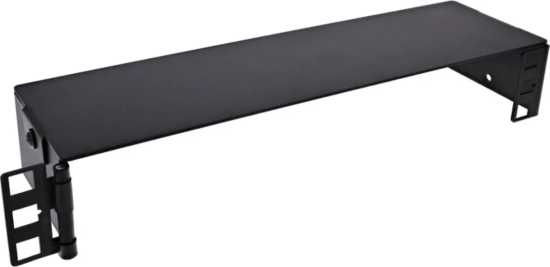 InLine 10" Muurbeugel 1U 7,6cm - 10kg Zwart - afbeelding 5 van 6