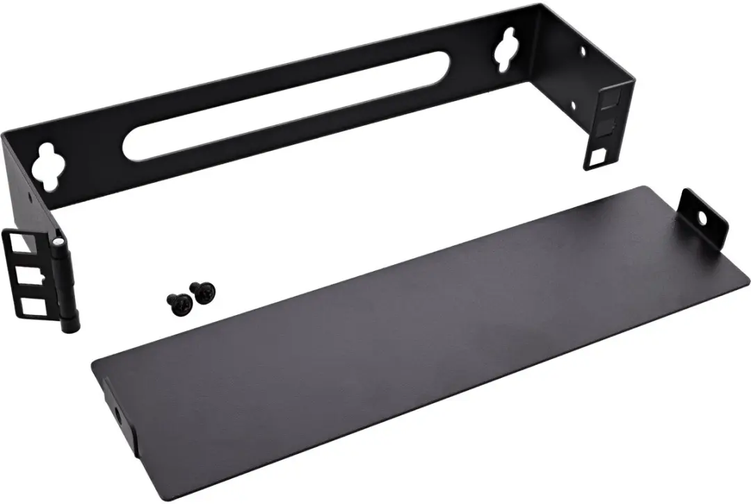 InLine 10" Muurbeugel 1U 7,6cm - 10kg Zwart - afbeelding 4 van 6