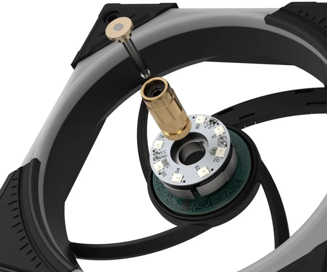 ASUS ROG Eurux GR120 ARGB Behuizingsventilator 120mm - Zwart