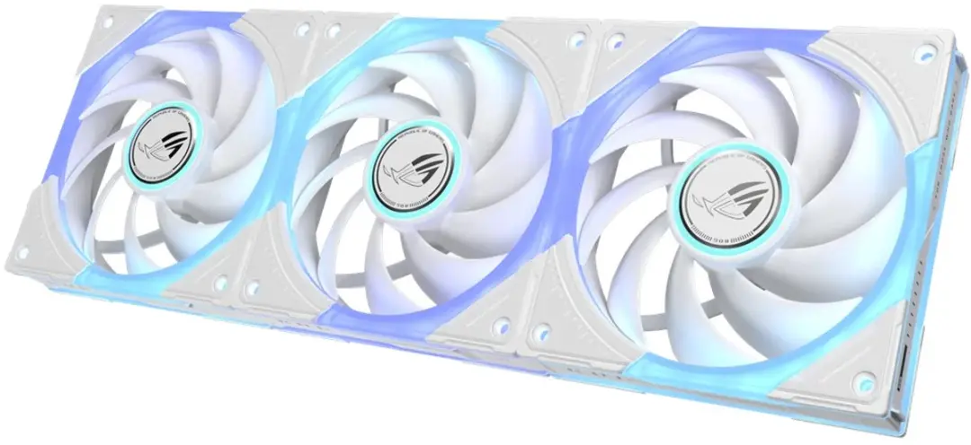 ASUS ROG Eurux GR120 ARGB Behuizingsventilator 120mm - 3 Stuks - Wit
