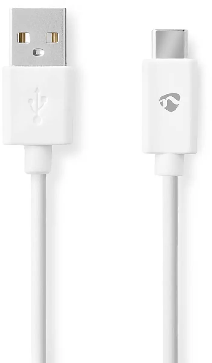 Nedis USB 2.0 USB-A naar USB-C Kabel 15W 480Mbps 1m - Zwart - afbeelding 2 van 2