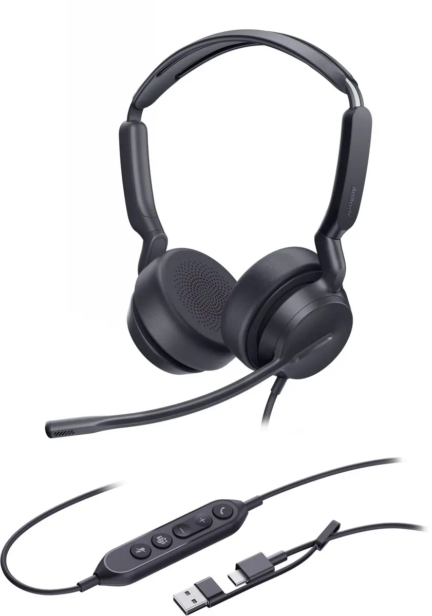 Yealink Dual Teams Headset - USB-C/A - Zwart