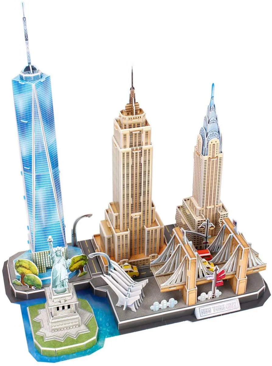 Revell New York Skyline 3D Puzzel 123 Stuks - Multi