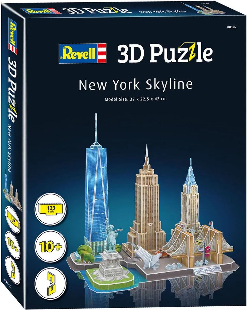 Revell New York Skyline 3D Puzzel 123 Stuks - Multi