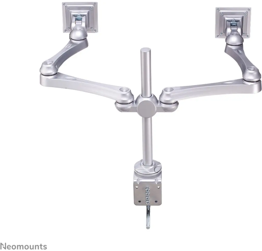 Neomounts FPMA-D930D Monitorarm 2 schermen 10-30" - 0-7 kg/scherm - Zilver - afbeelding 2 van 6