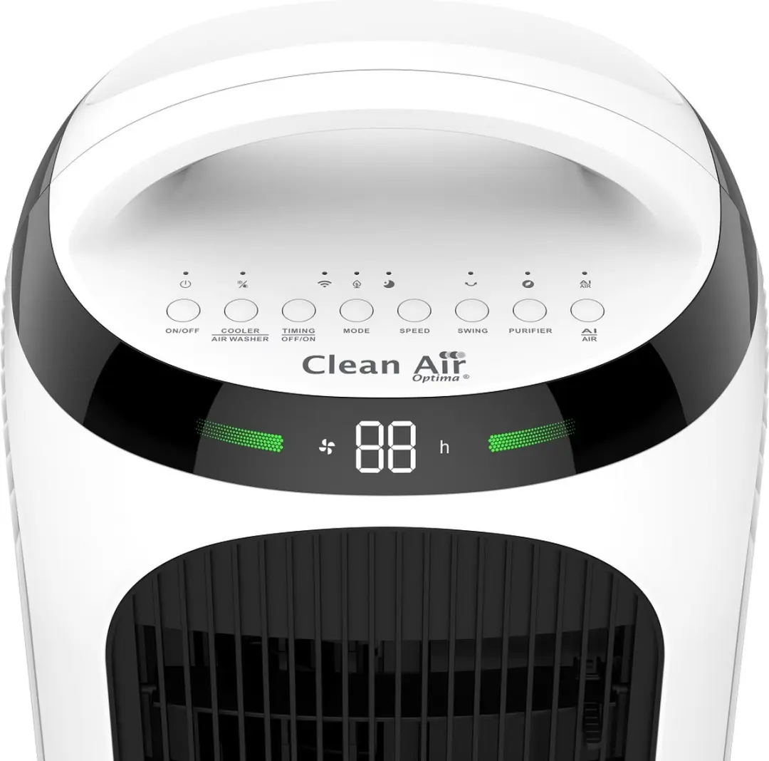 Clean Air Optima CA-106 4-in-1 Luchtkoeler - Zwart-Wit - afbeelding 2 van 6