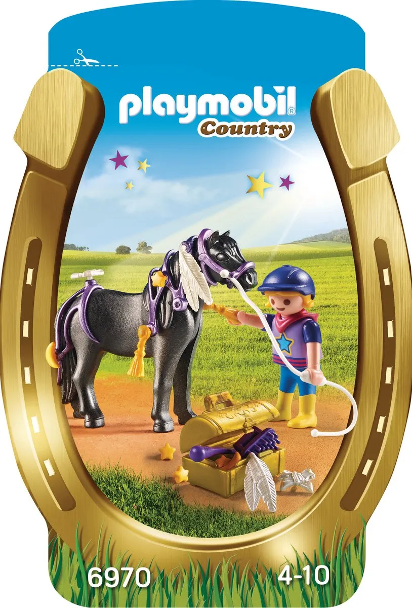 Playmobil Pony Versierpakket Ster 4008789069702 - Donker Grijs - afbeelding 4 van 6