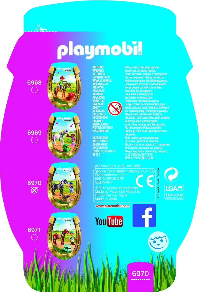 Playmobil Pony Versierpakket Ster 4008789069702 - Donker Grijs - afbeelding 3 van 6