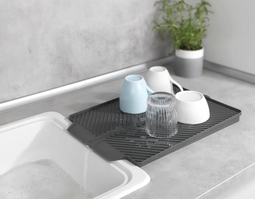 Wenko Afdruipmat Grijs 40x30cm - afbeelding 3 van 6