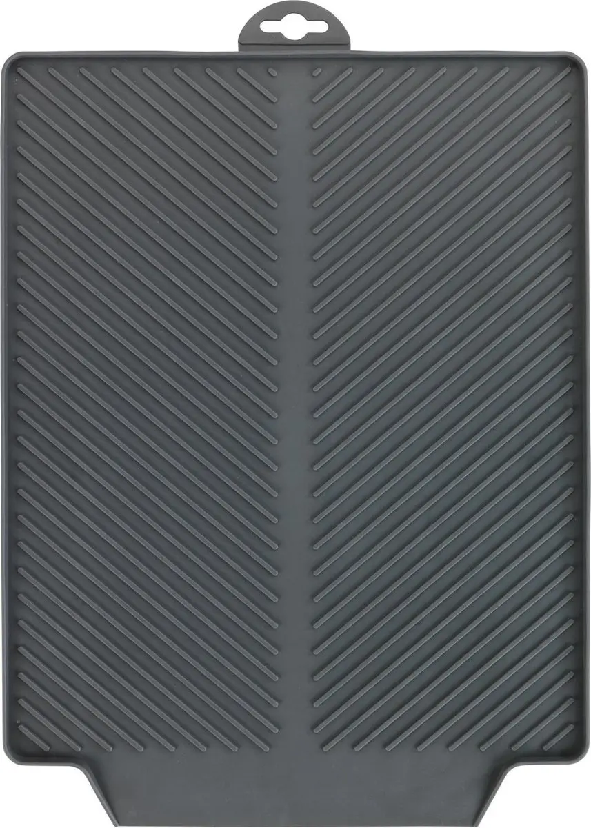 Wenko Afdruipmat 40 X 3 X 30 Cm Grijs