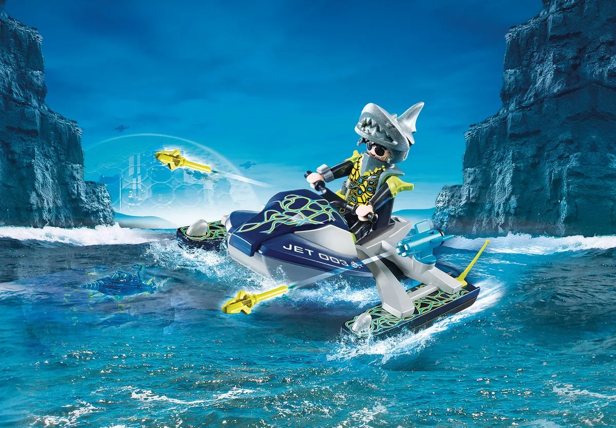 Playmobil Team S.H.A.R.K. Raketscooter 70007 - Multicolor