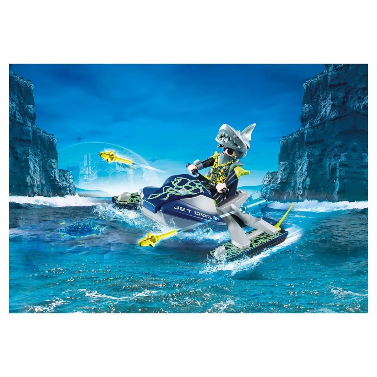 Playmobil Team S.H.A.R.K. Raketscooter 70007 - Multicolor