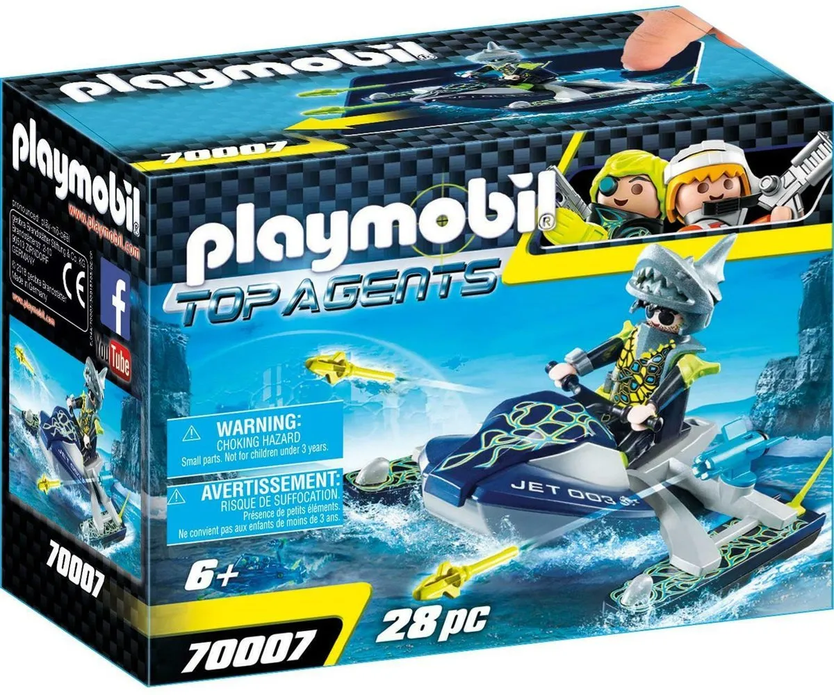 Playmobil Team S.H.A.R.K. Raketscooter 70007
