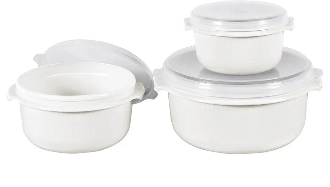 Emsa Micro-Family Magnetronschaal 3-delig - 1L - Wit