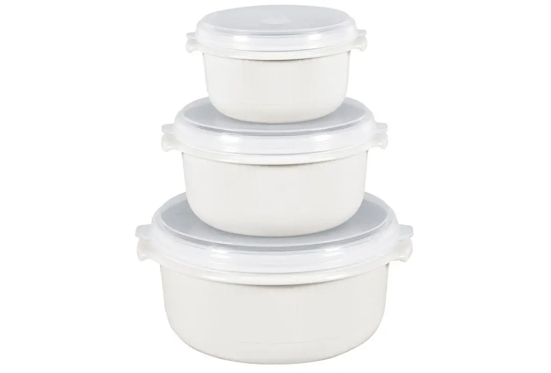 Emsa Micro-Family Magnetronschaal 3-delig - 1L - Wit