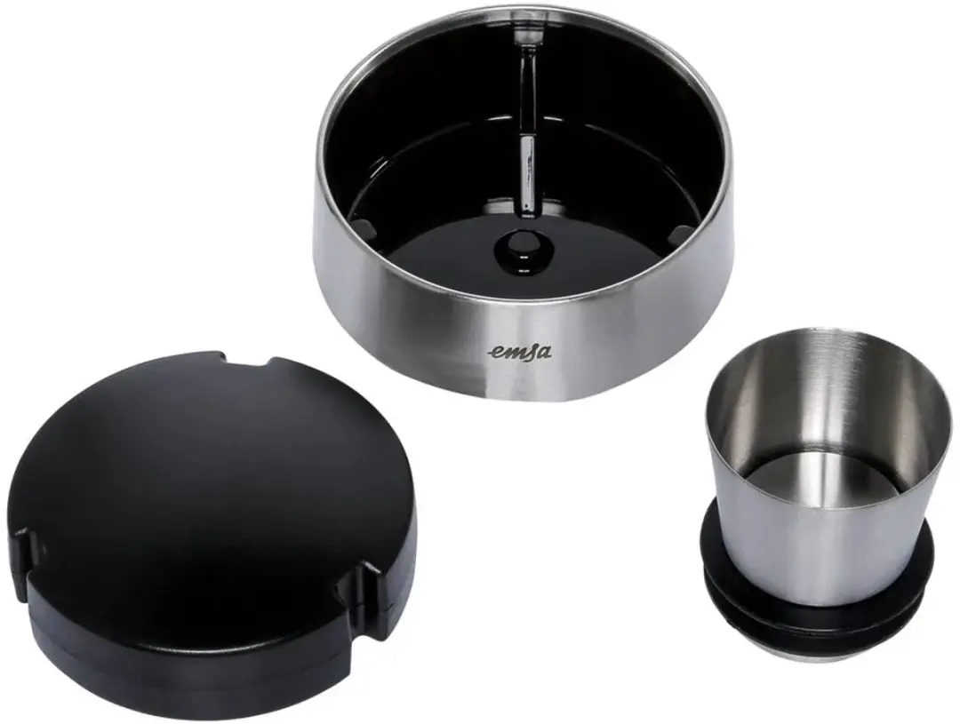 Emsa Waterkaraf Flow Slim 1L - Zilver - afbeelding 2 van 6