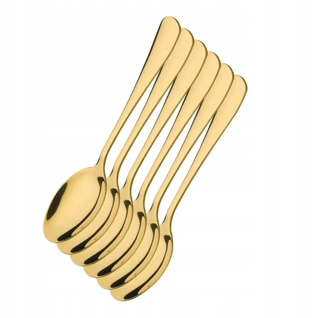 Cilio Gouden Koffielepels Set van 6