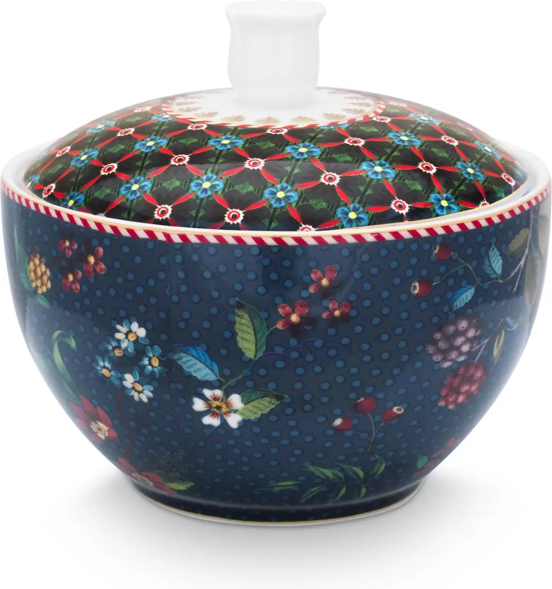 Pip Studio Berry Blues Blue suikerpot 300ml