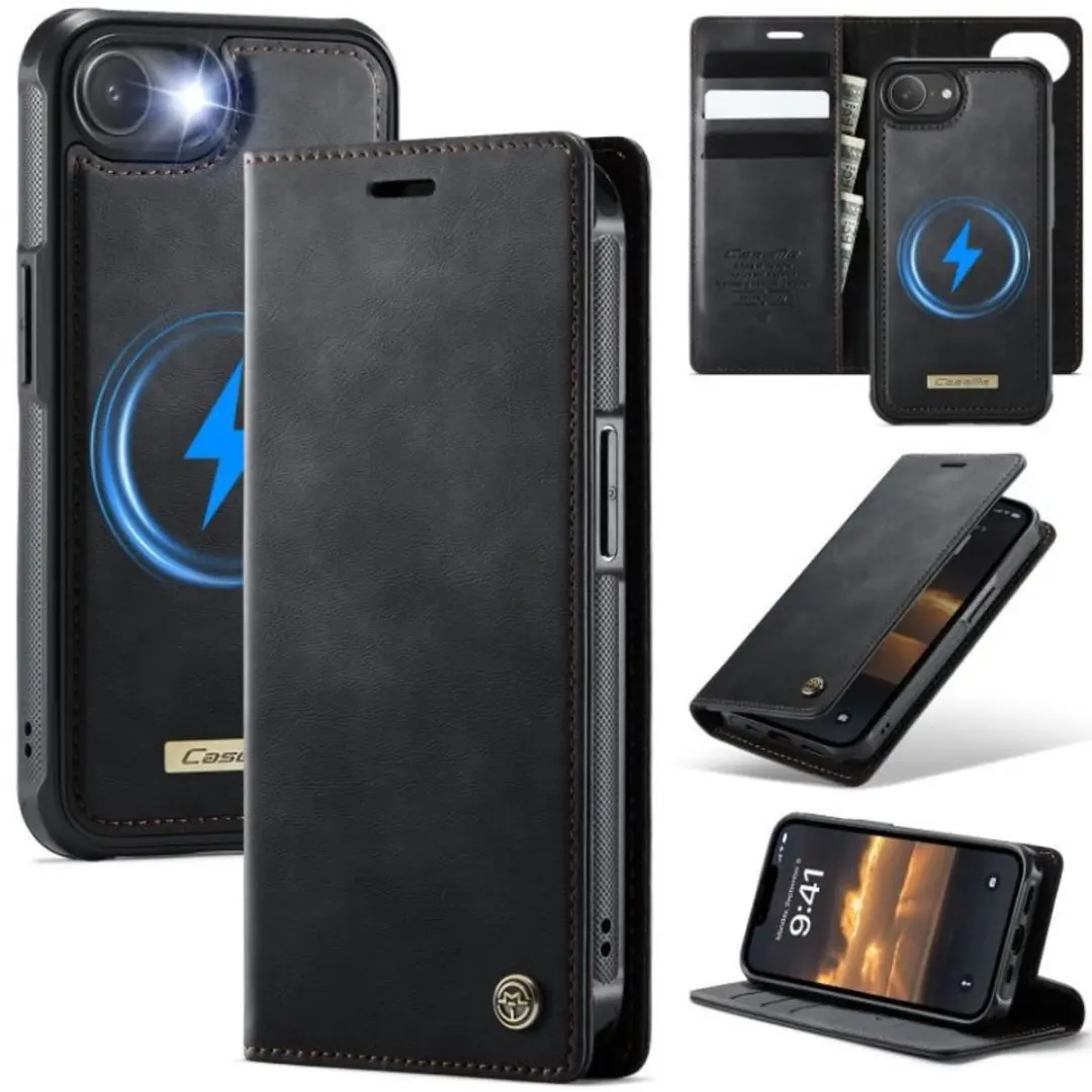 Luxe 2-in-1 Magnetische Afneembare Portemonneehoes + Backcover voor iPhone 17e /
