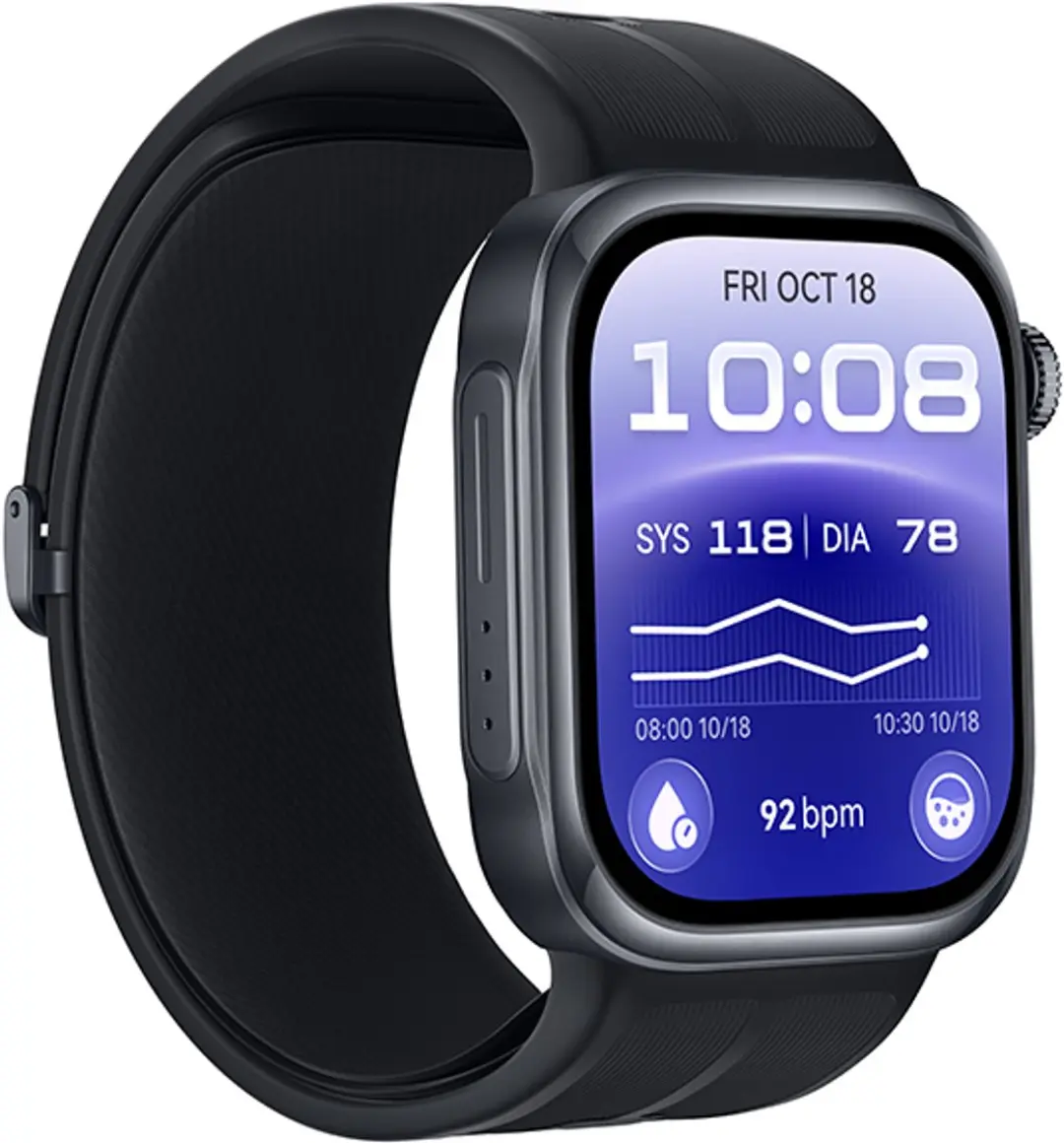 Huawei Watch D3 Smartwatch - 46mm - ECG & Bloeddrukmeter - Zwart
