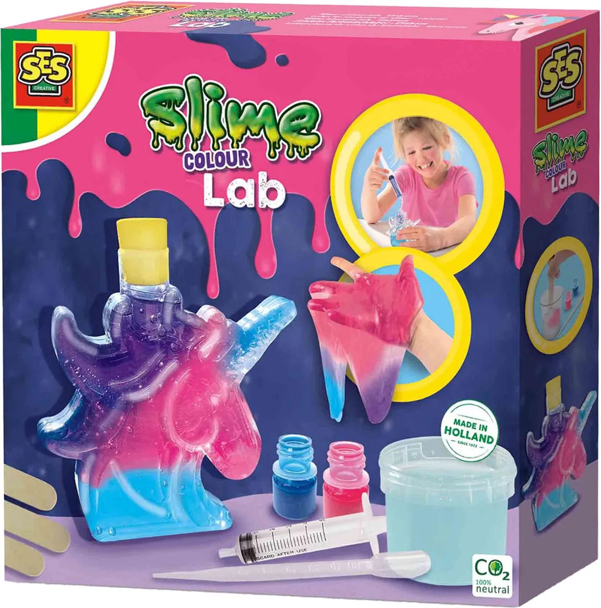 SES Creative Slime Kleuren Lab Unicorn - STEM Speelgoed