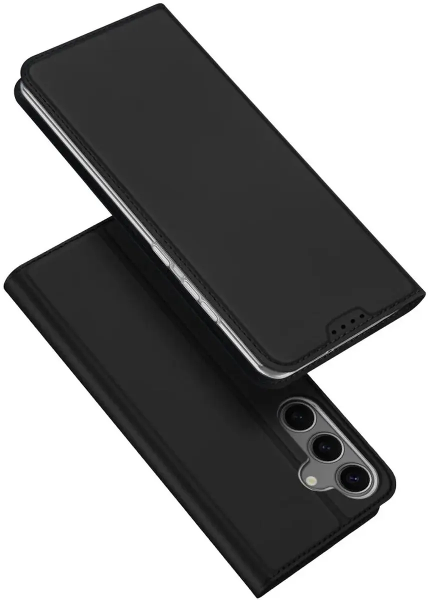 Dux Ducis Telefoonhoesje Samsung Galaxy S25 Plus - Book Case - Zwart