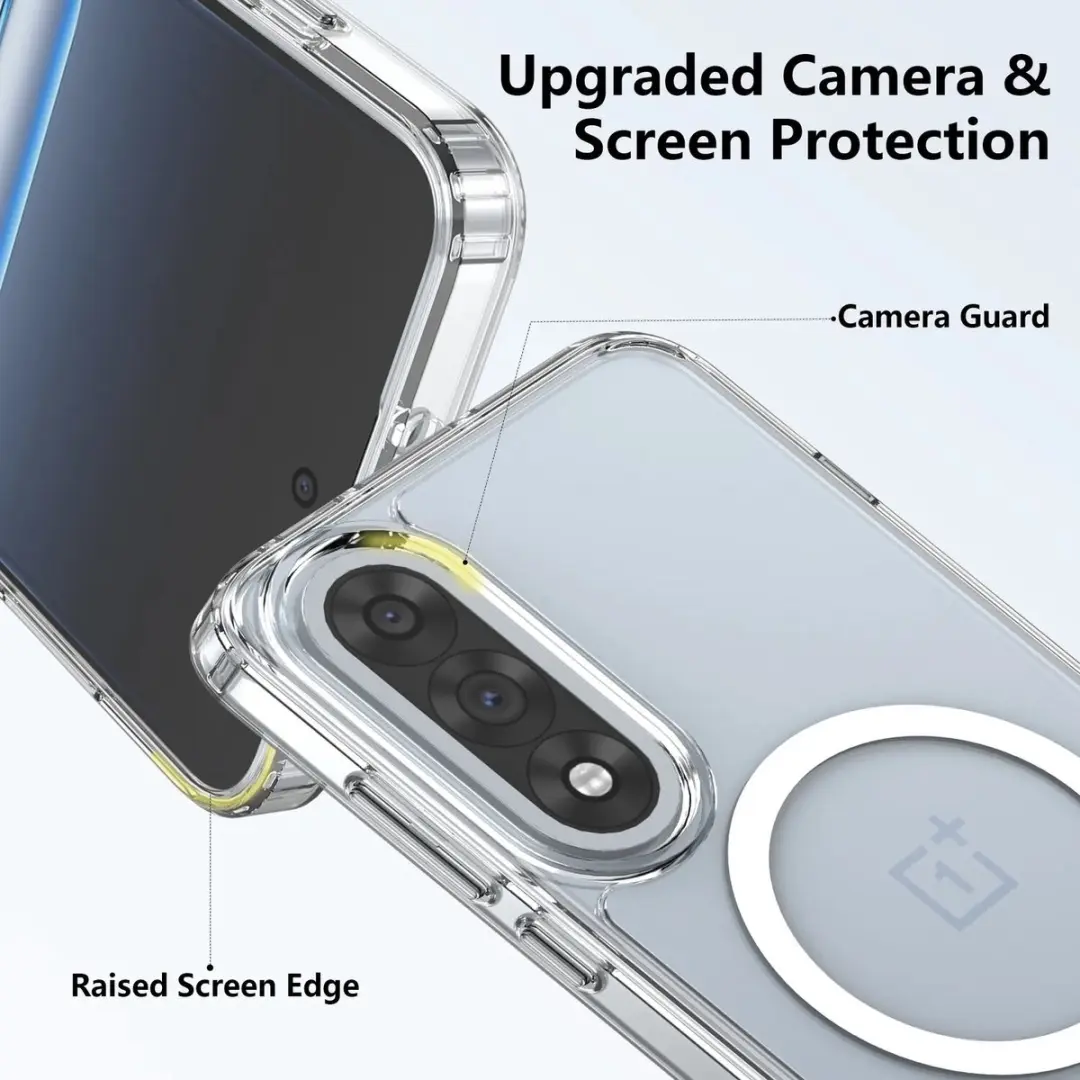 Selected Hoesje OnePlus Nord 5 - MagSafe/Qi2 Hard Back Cover - Transparant