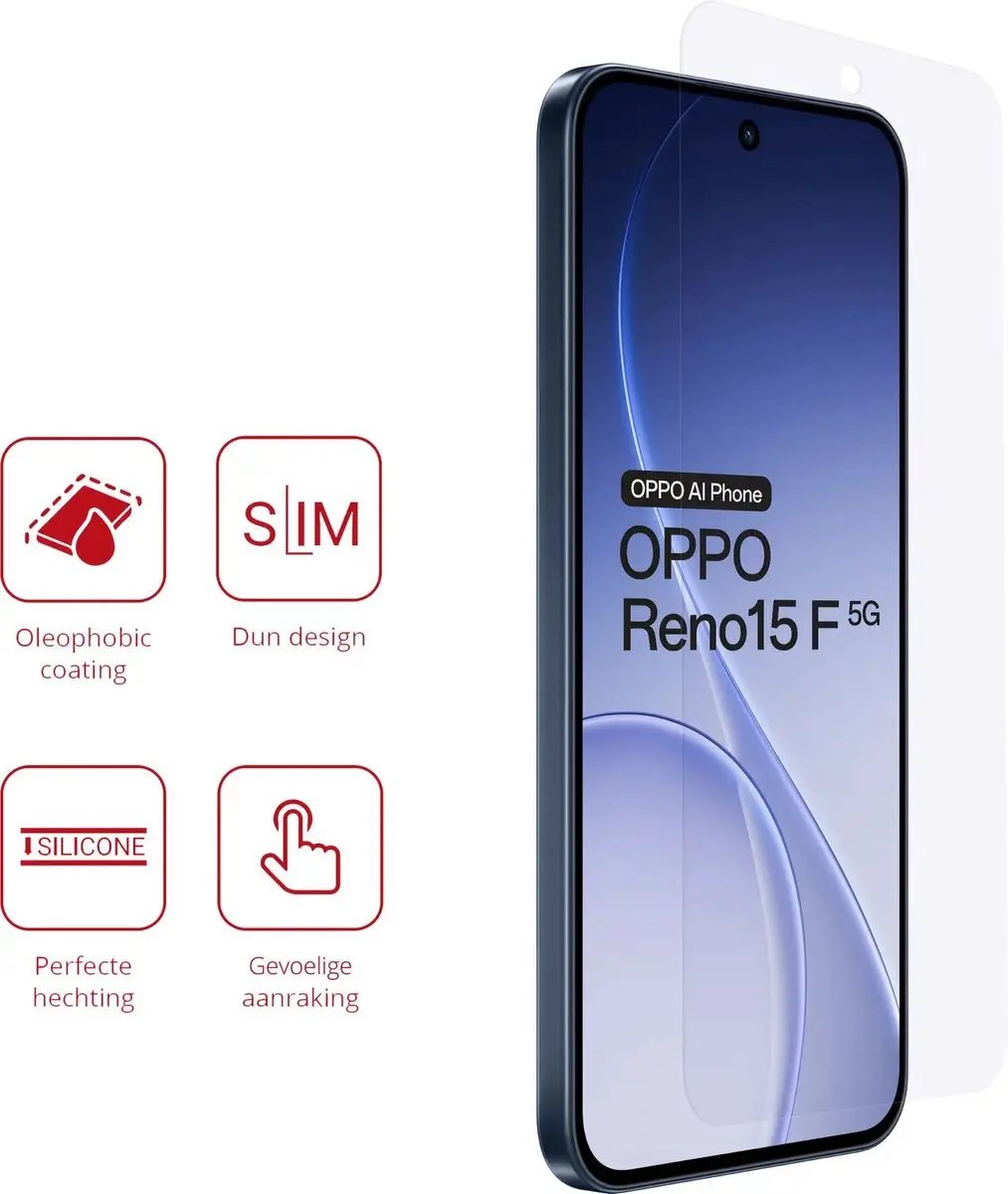 Rosso Screen Protector Oppo Reno 15F - 2 Stuks