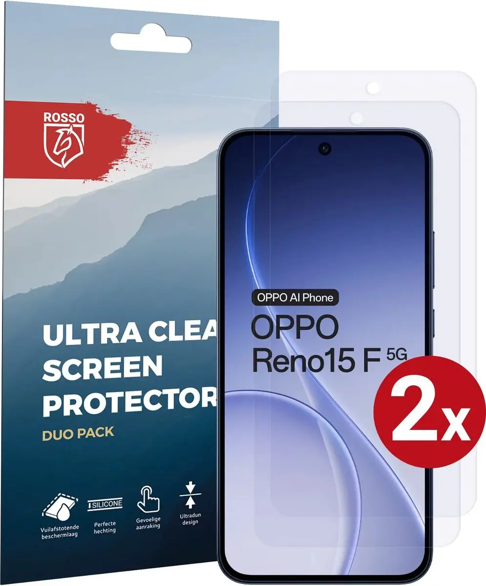 Rosso Screen Protector Geschikt voor Oppo Reno 15 F