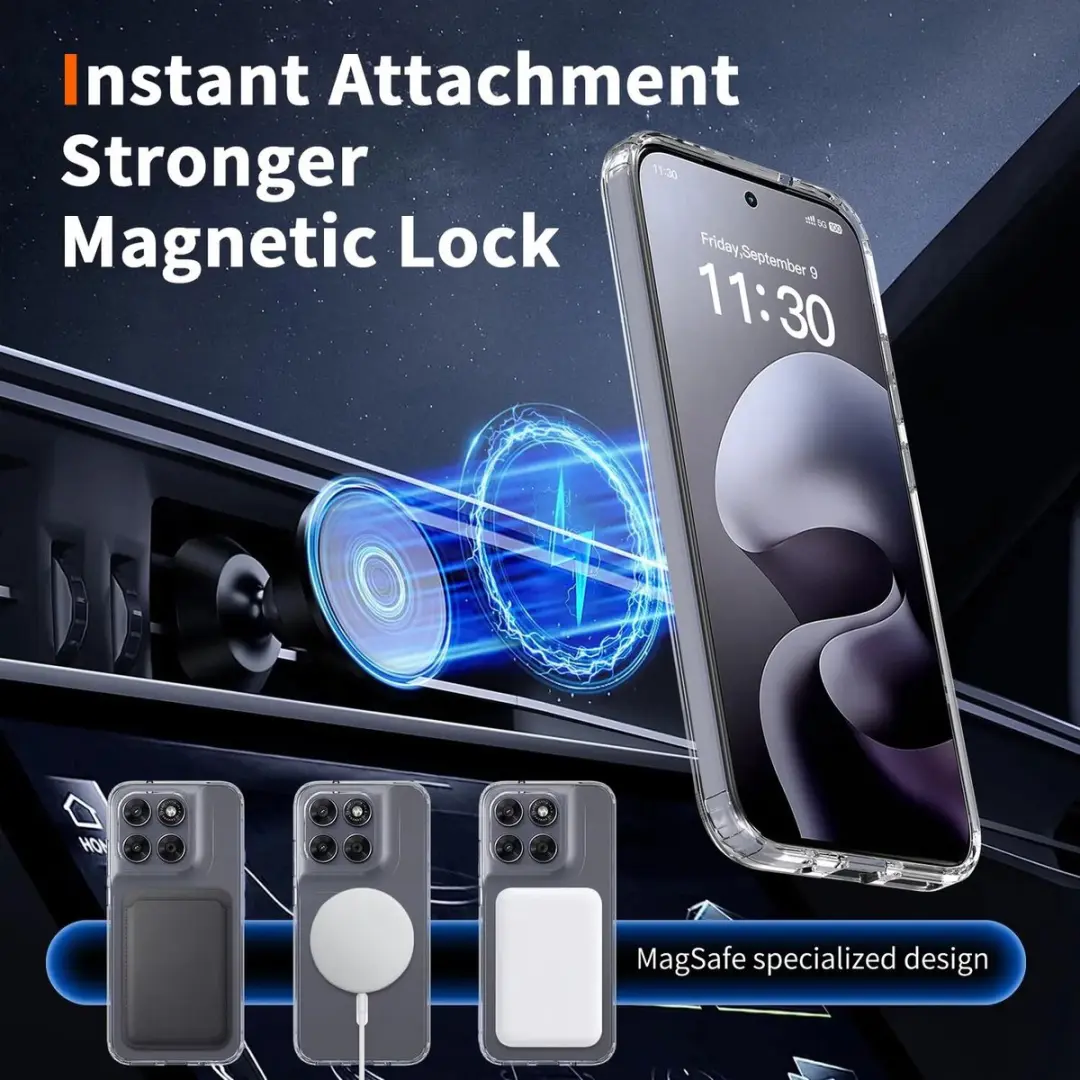 Selected Hoesje Motorola Moto G77 MagSafe Transparant