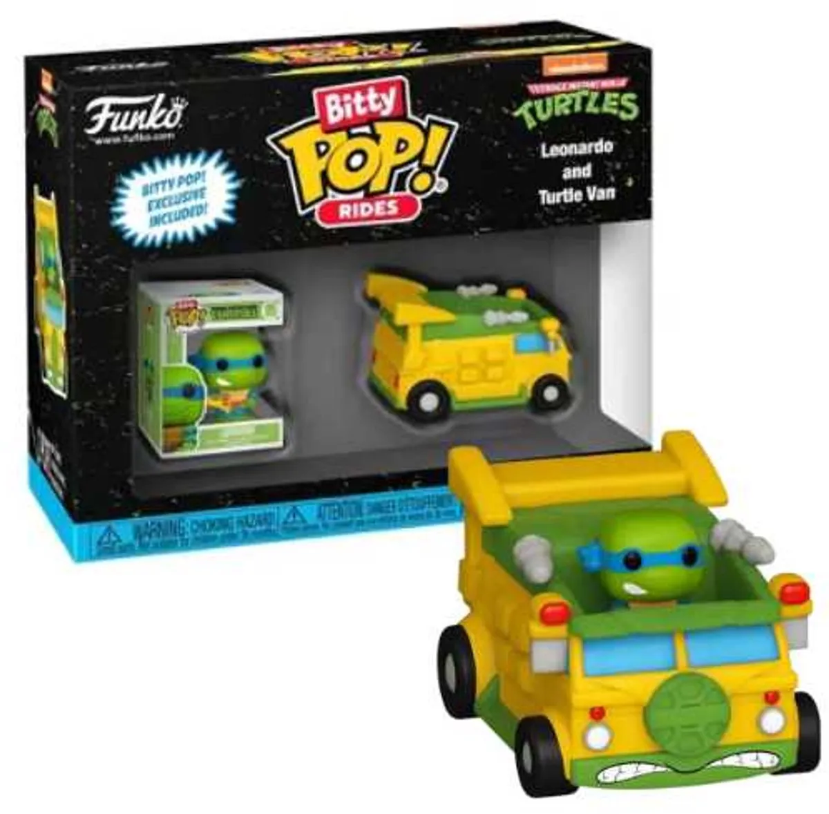 Funko Bitty Pop Rides! TMNT Leonardo & Turtle Van - Multicolor - afbeelding 6 van 6