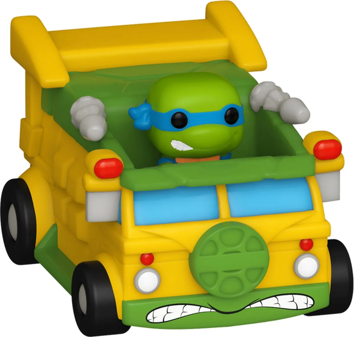 Funko Bitty Pop Rides! TMNT Leonardo & Turtle Van - Multicolor