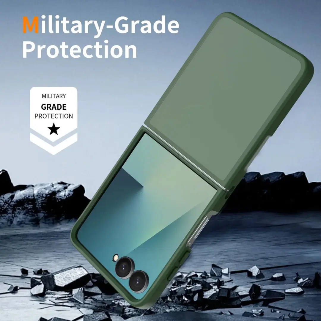 Selected Hoesje Samsung Galaxy Z Flip8 - Matte Groen