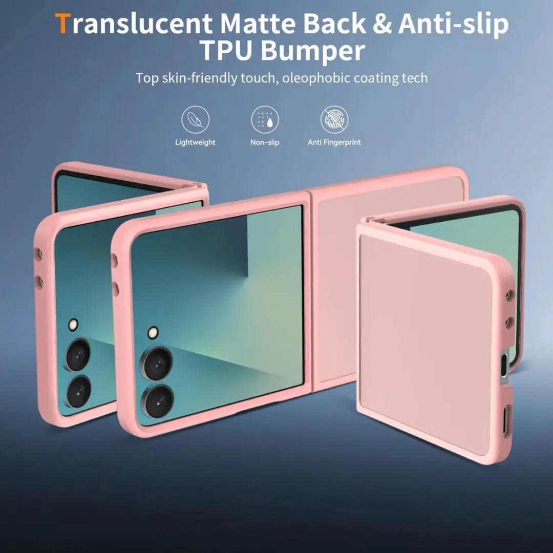 Selected Hoesje Samsung Galaxy Z Flip8 - Roze Matte