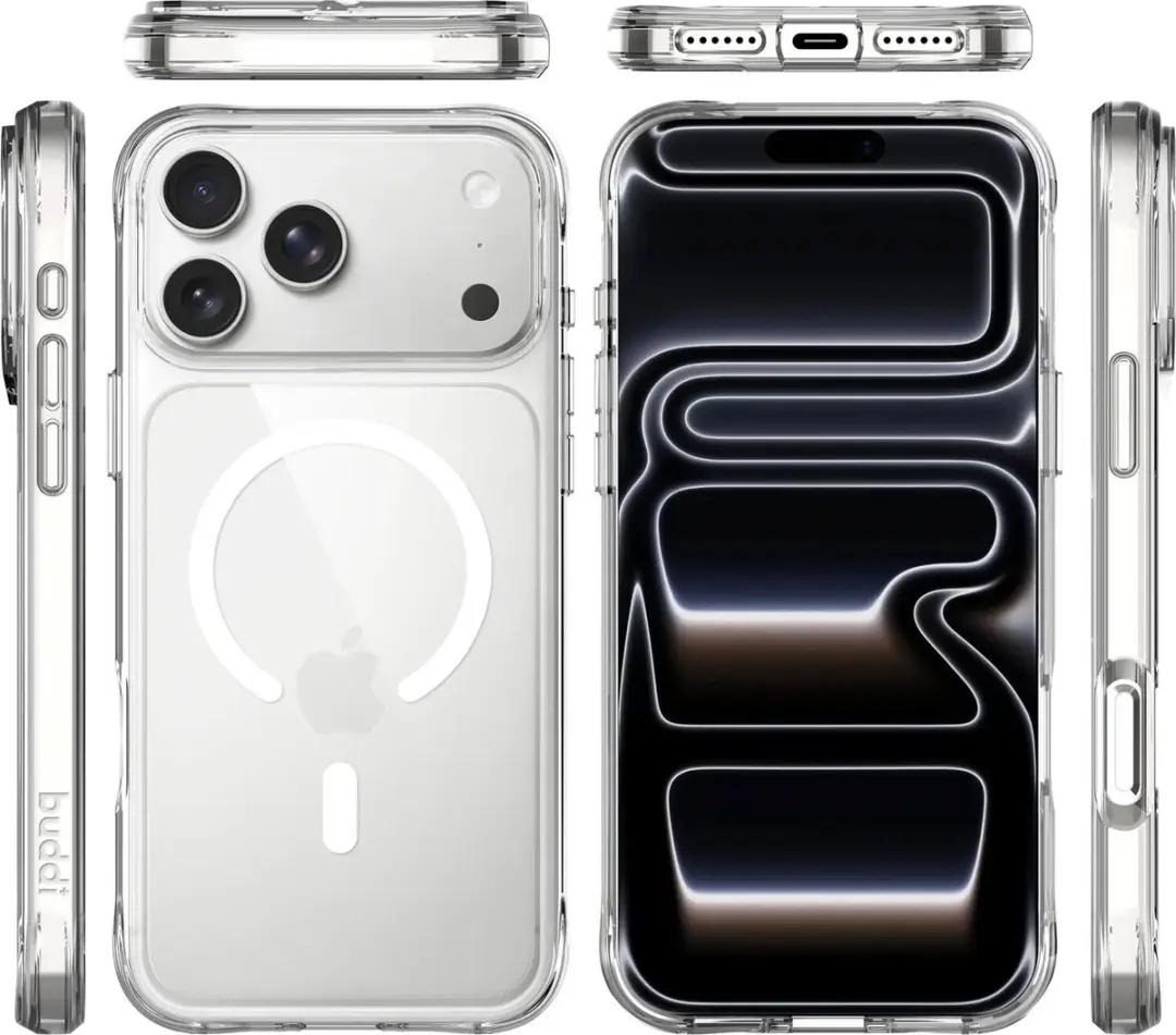 Buddi Core iPhone 14 Pro Max Hoesje - MagSafe - Transparant